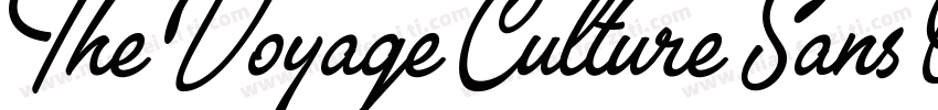 The Voyage Culture Sans Outline字体转换